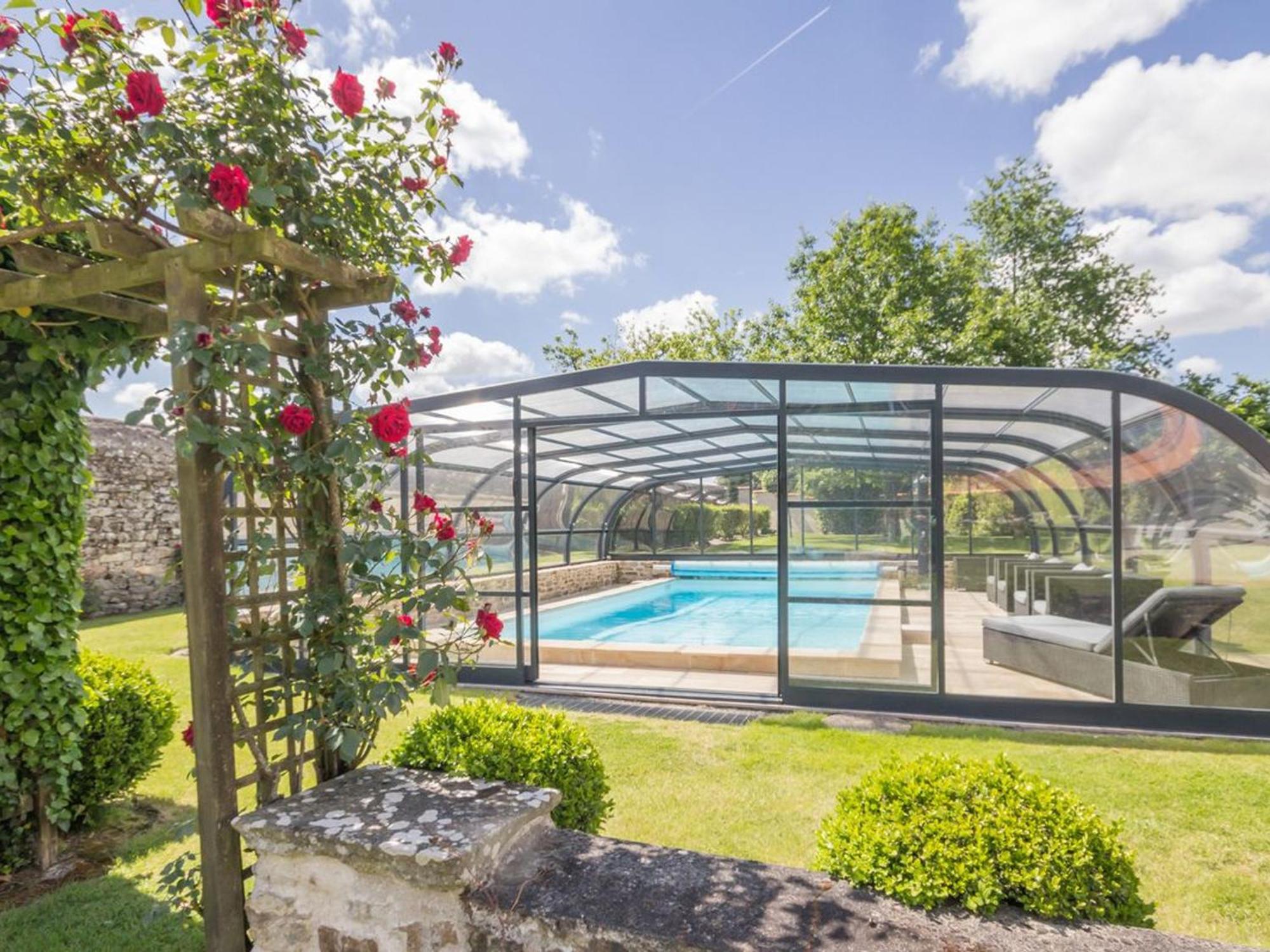 Gite De Charme Avec Piscine Chauffee Et Wifi - 2 Chambres - Fr-1-306-803 Chateauthebaud Exterior foto